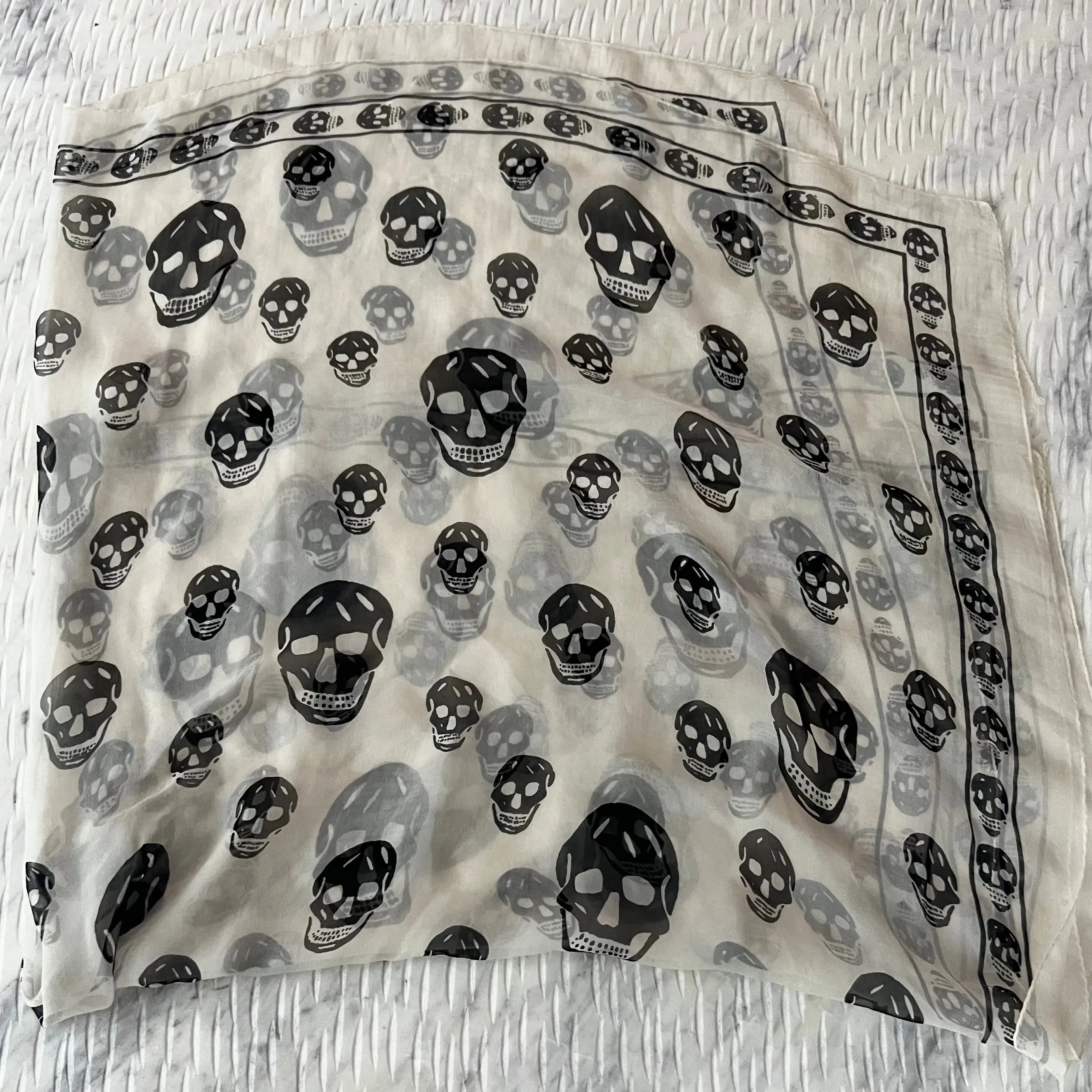 Alexander McQueen Chiffon Scarf - Buy Now!