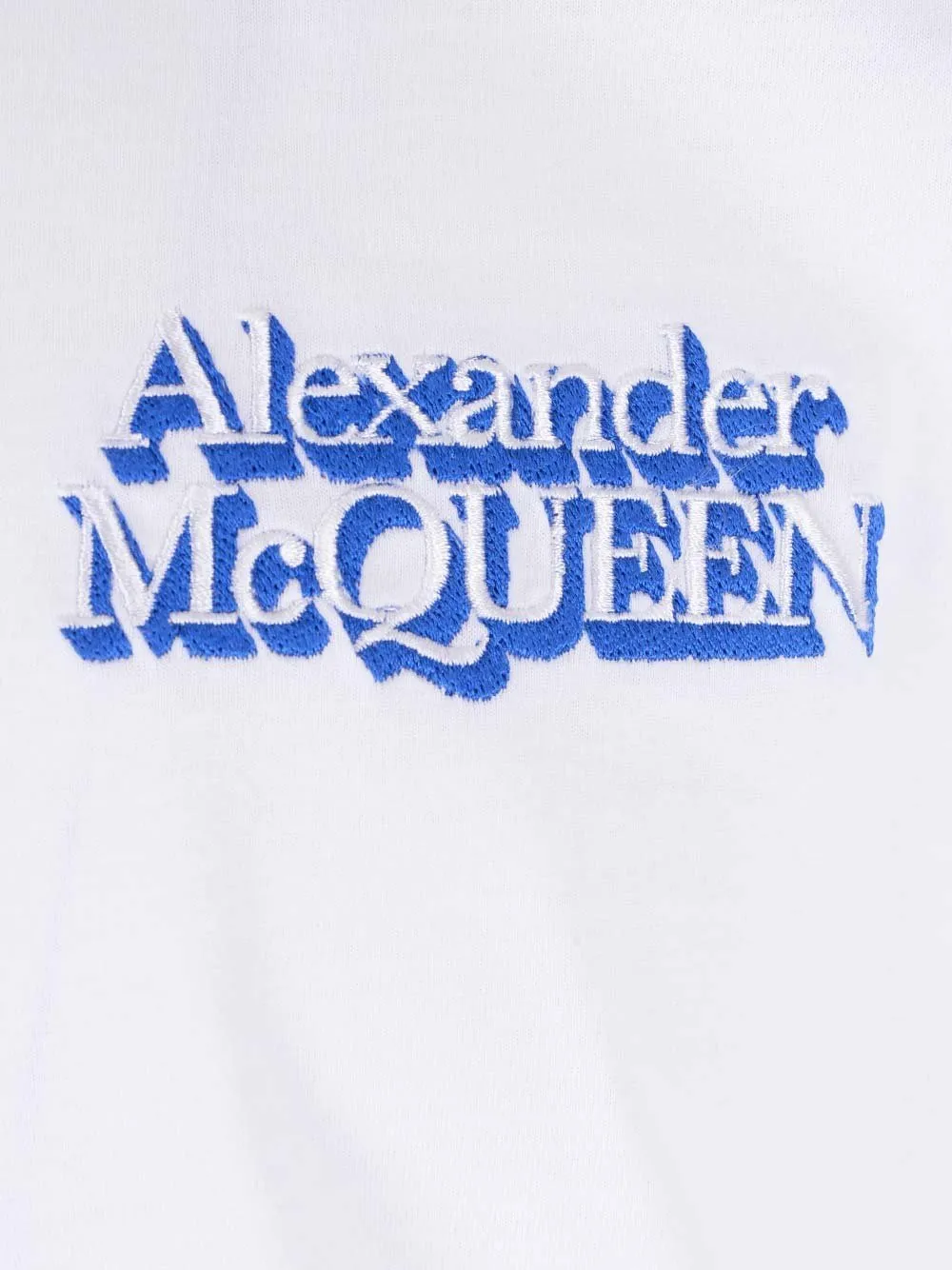 Alexander McQueen cotton logo t-shirts with short sleeves