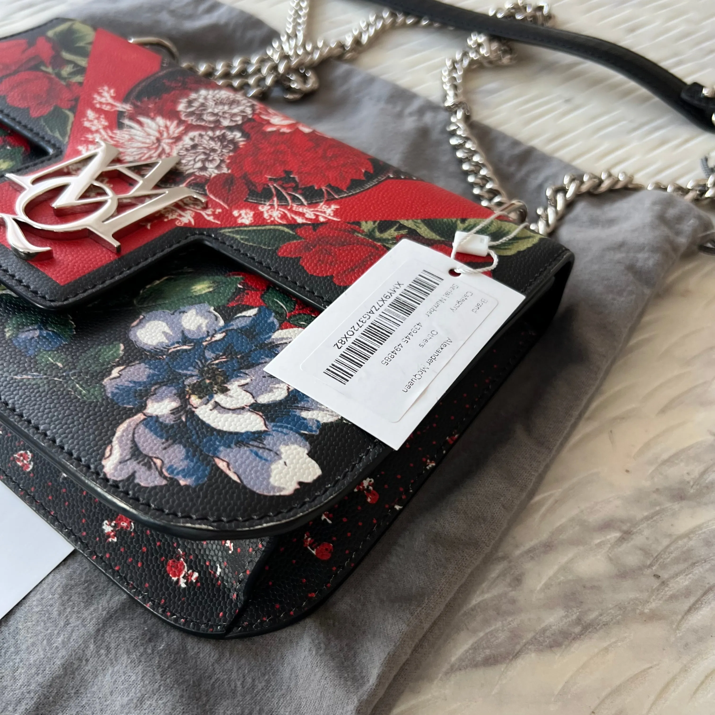 Alexander McQueen Floral Flap Bag - result: Floral Flap Bag by Alexander McQueen