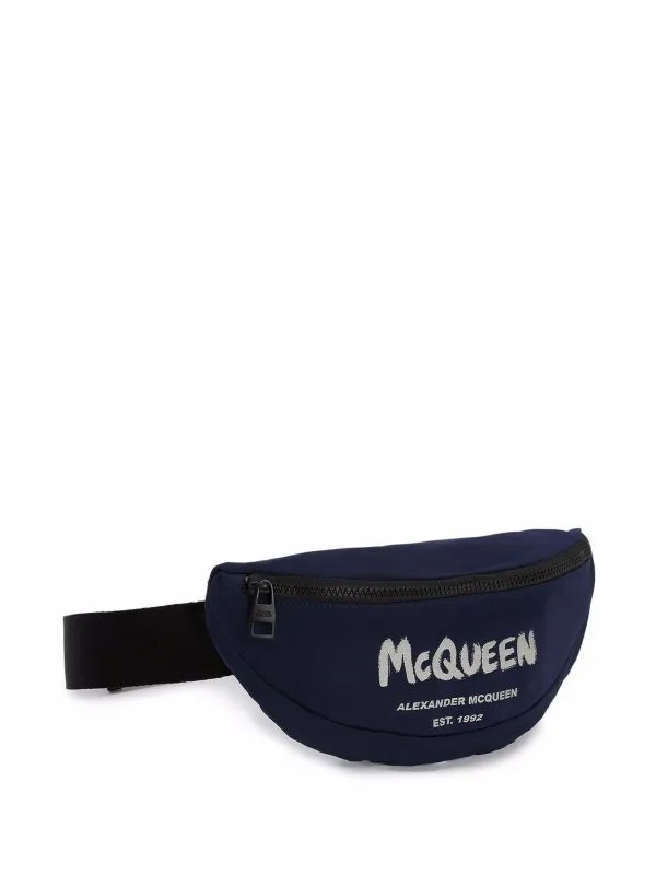 Alexander Mcqueen Graffiti logo belt bag