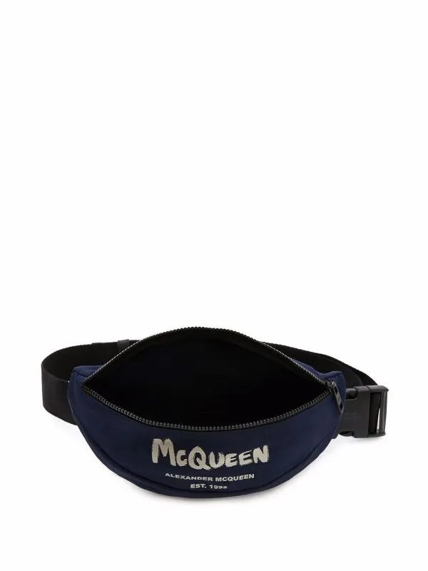 Alexander Mcqueen Graffiti logo belt bag