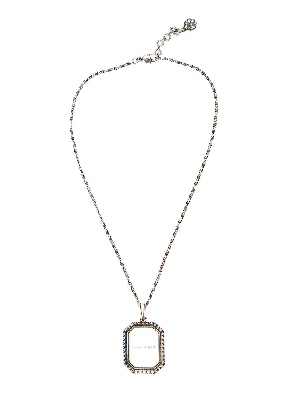 Alexander McQueen Logo Engraved Necklace