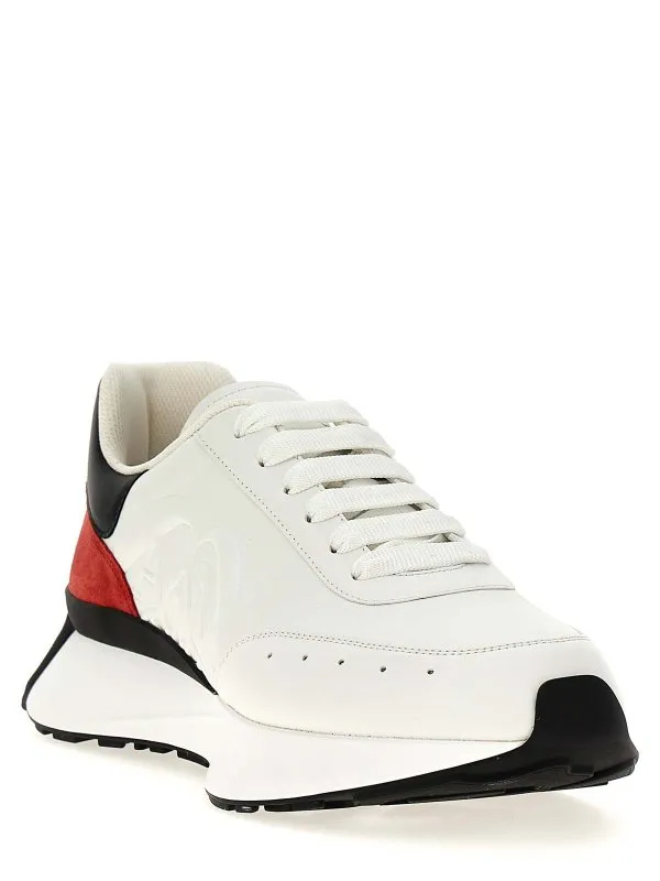 Alexander Mcqueen Logo Leather Sneakers