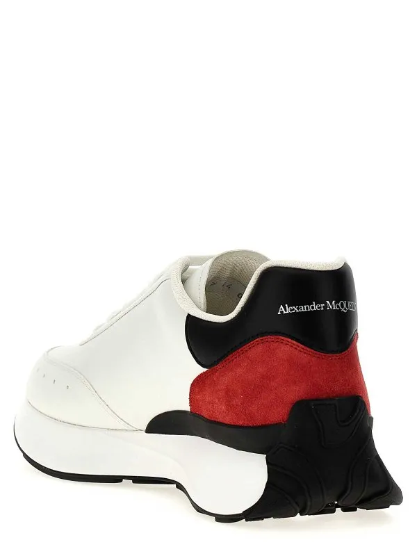 Alexander Mcqueen Logo Leather Sneakers