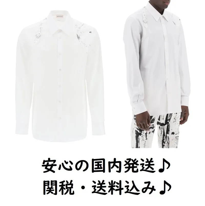 Alexander McQueen Long Sleeve Cotton Shirts