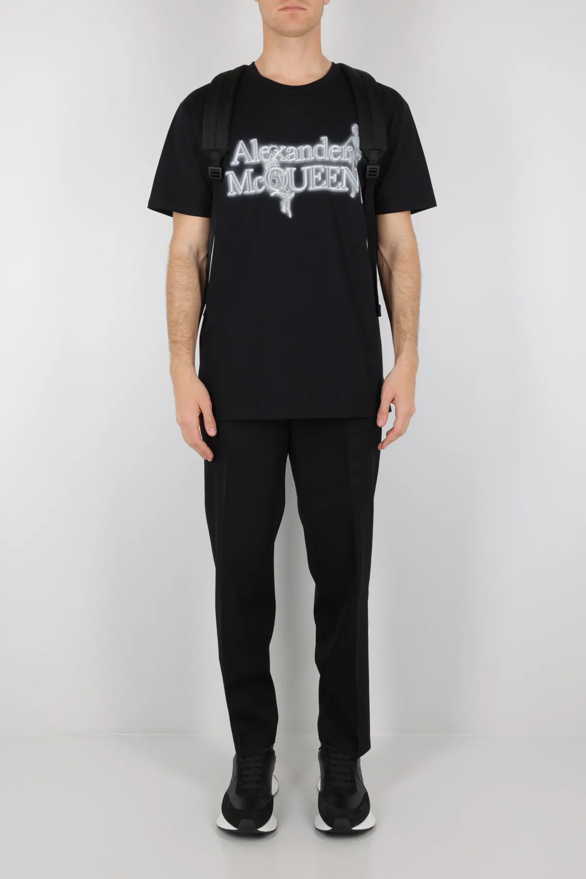 Alexander McQueen Skull Cotton Logo T-Shirts