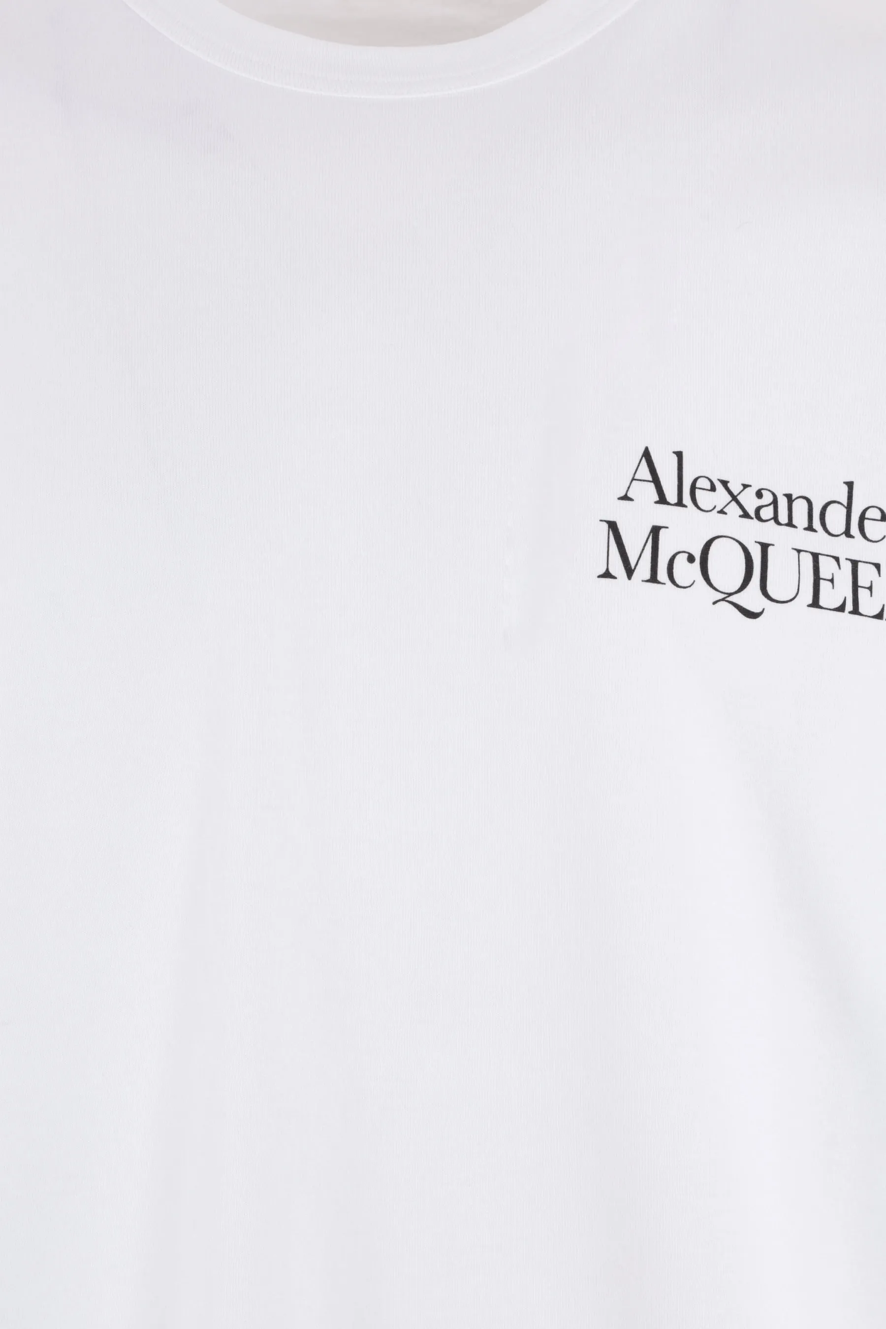 Alexander McQueen Skull Cotton Logo T-Shirts