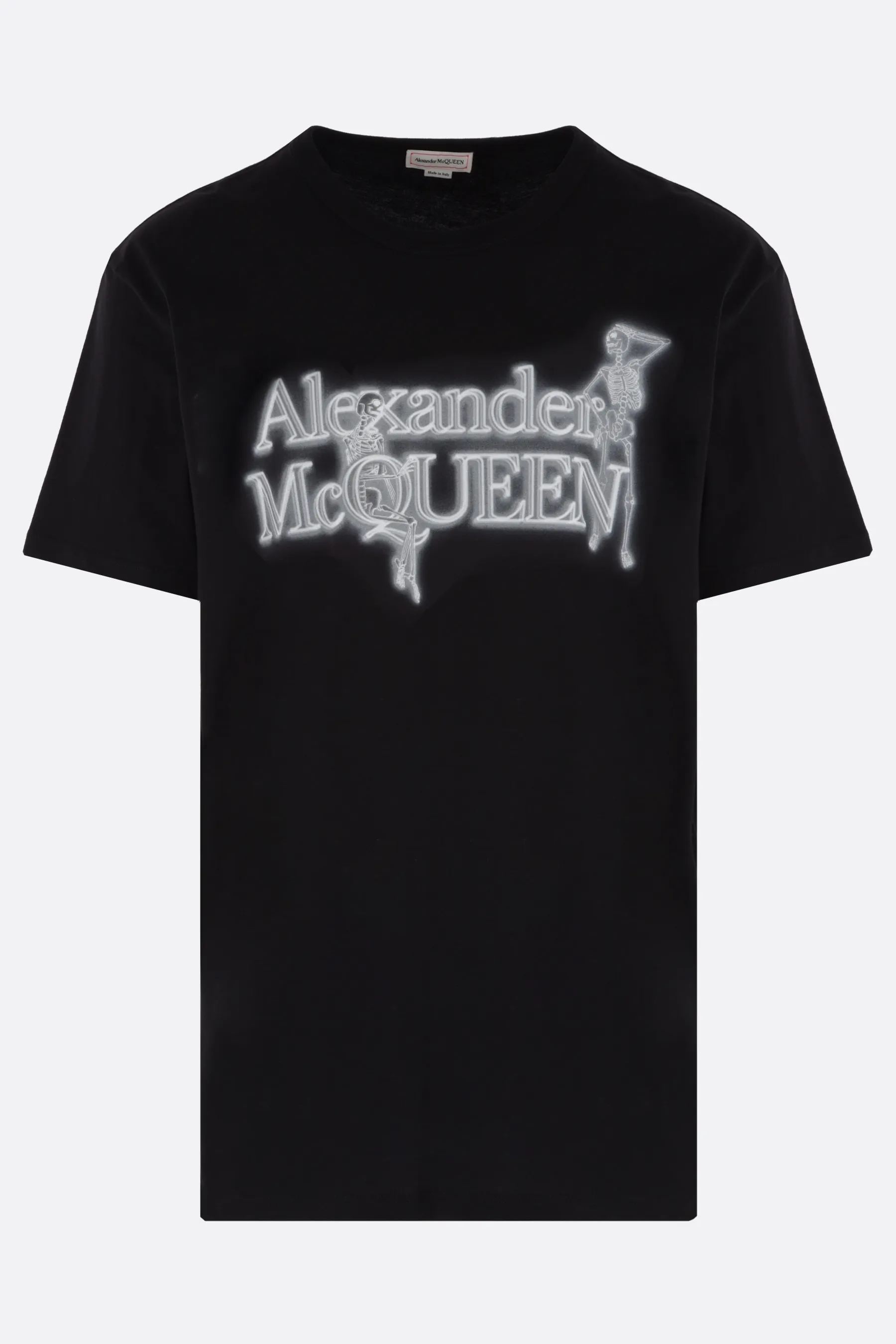 Alexander McQueen Skull Cotton Logo T-Shirts