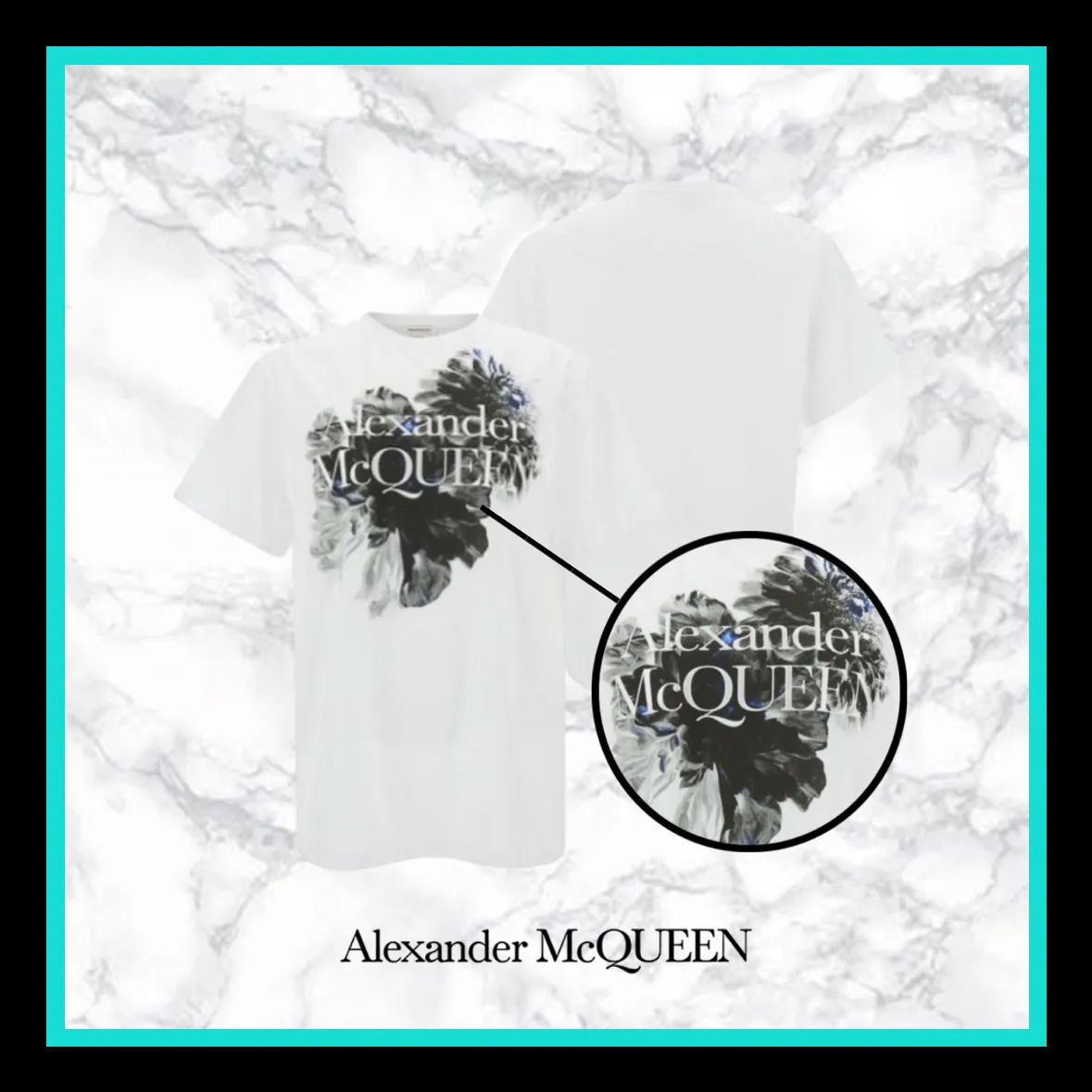 alexander mcqueen  |Skull Flower Patterns Tropical Patterns Unisex Street Style