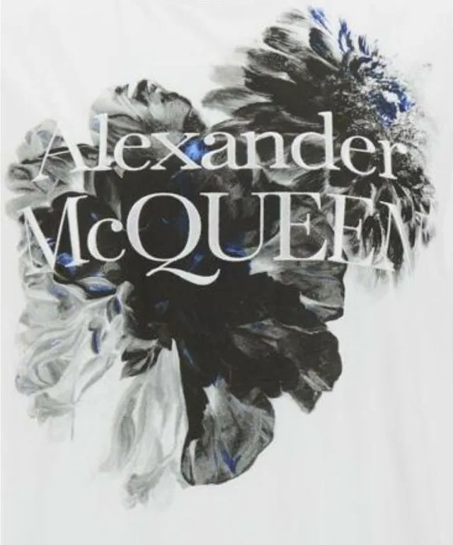 alexander mcqueen  |Skull Flower Patterns Tropical Patterns Unisex Street Style