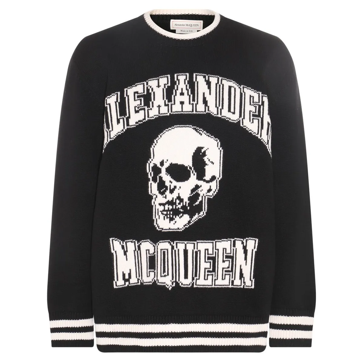 Alexander McQueen Skull Wool Cashmere Sweaters - Street Style | Shop Now