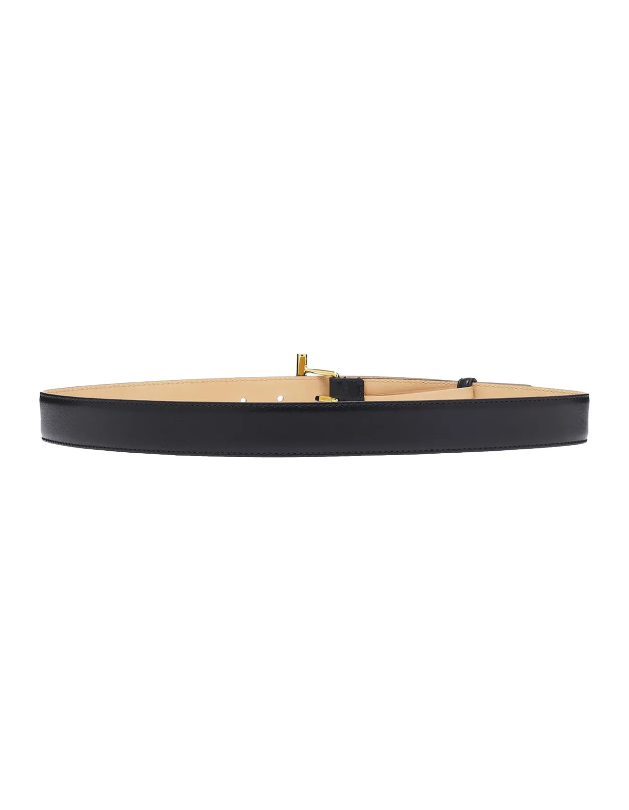 ALEXANDER MCQUEEN Sling Hip Belt In Black/Gold