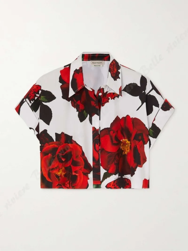 Alexander McQueen street style cotton elegant style shirts and blouses