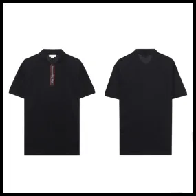 Alexander McQueen street style cotton logo shirts