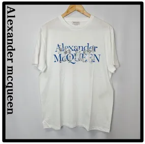 Alexander McQueen street style logo t-shirts