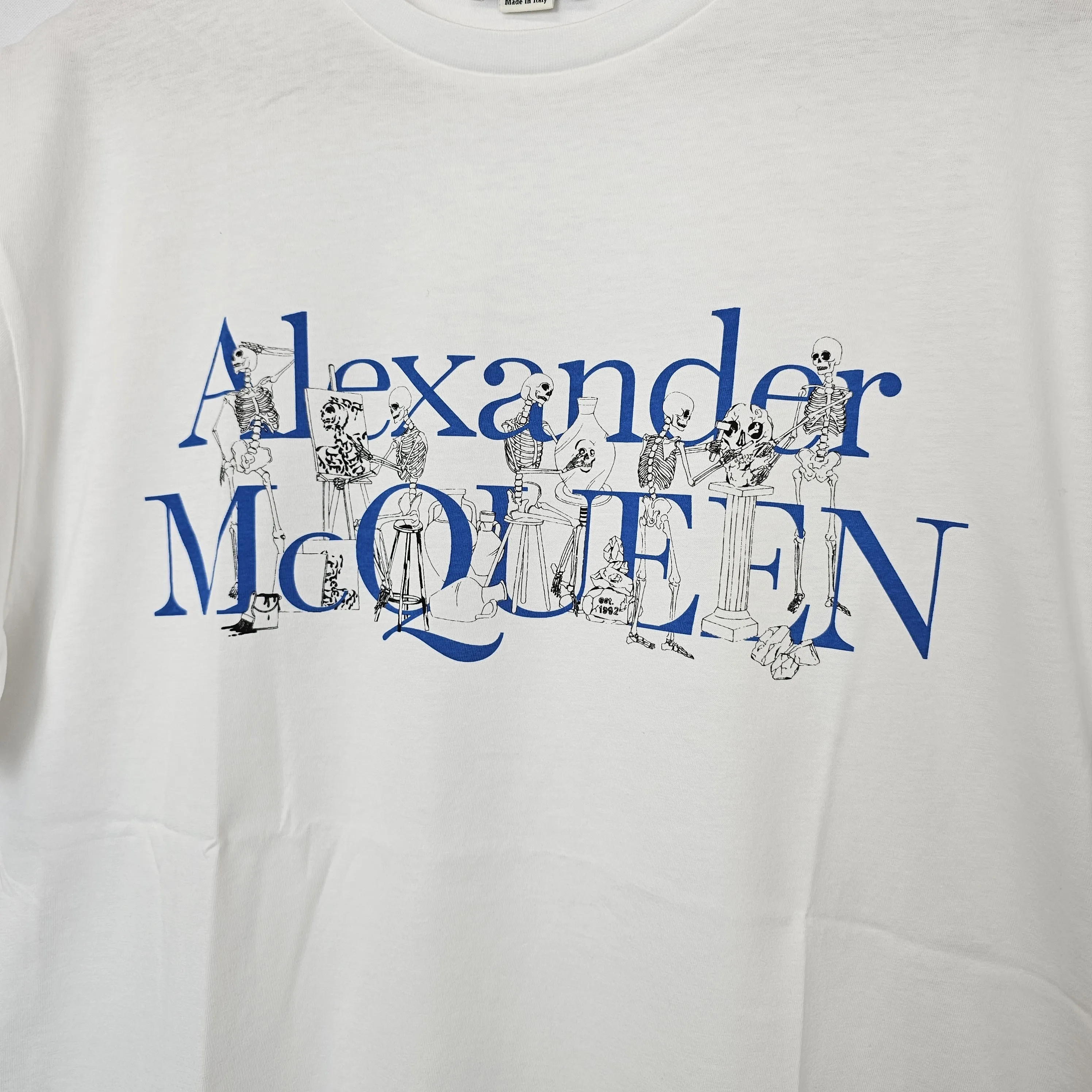 Alexander McQueen street style logo t-shirts