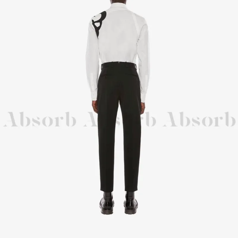 Alexander McQueen - Street Style Long Sleeves Cotton Shirts