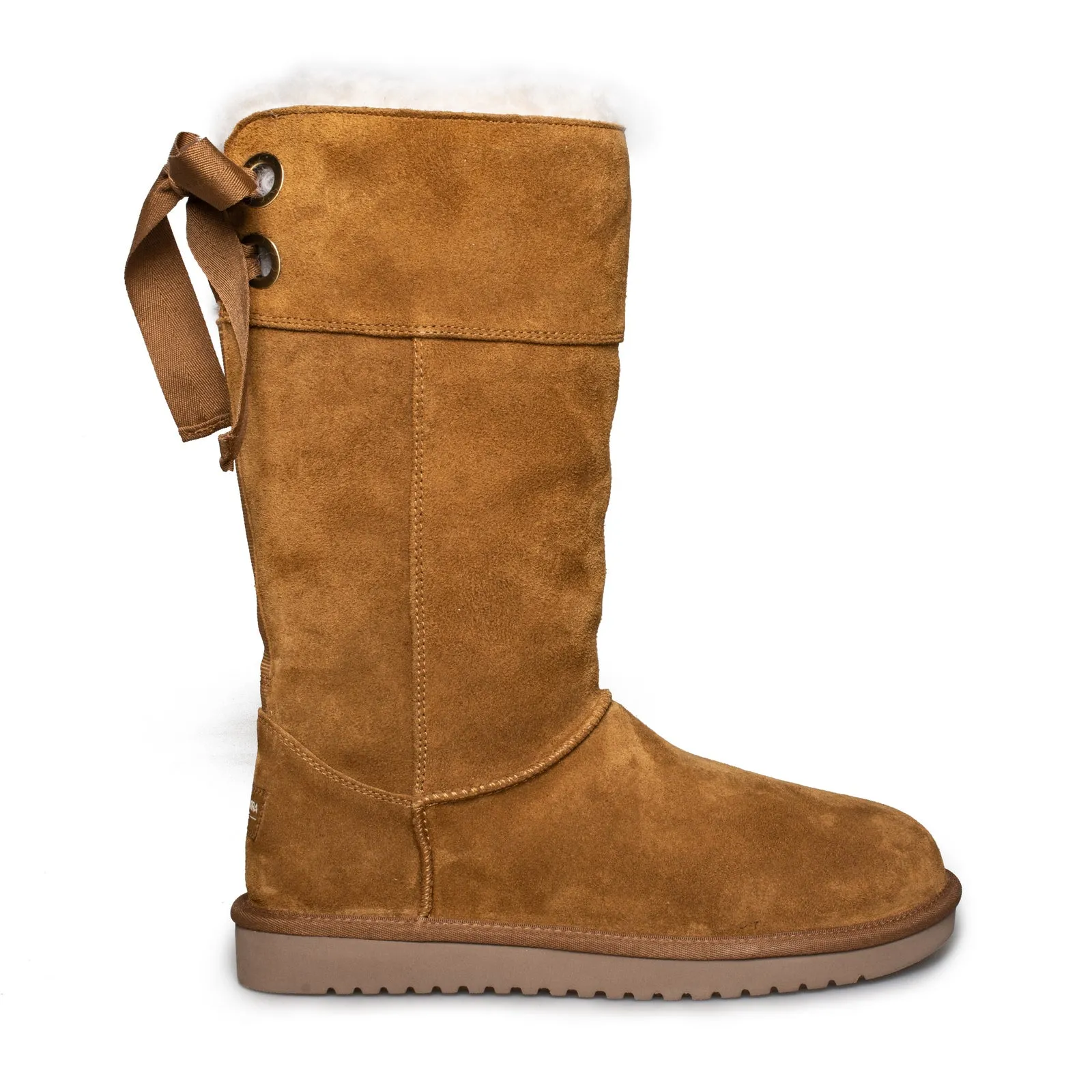 Andrah Tall Chestnut Boots for Women by Koolaburra UGG