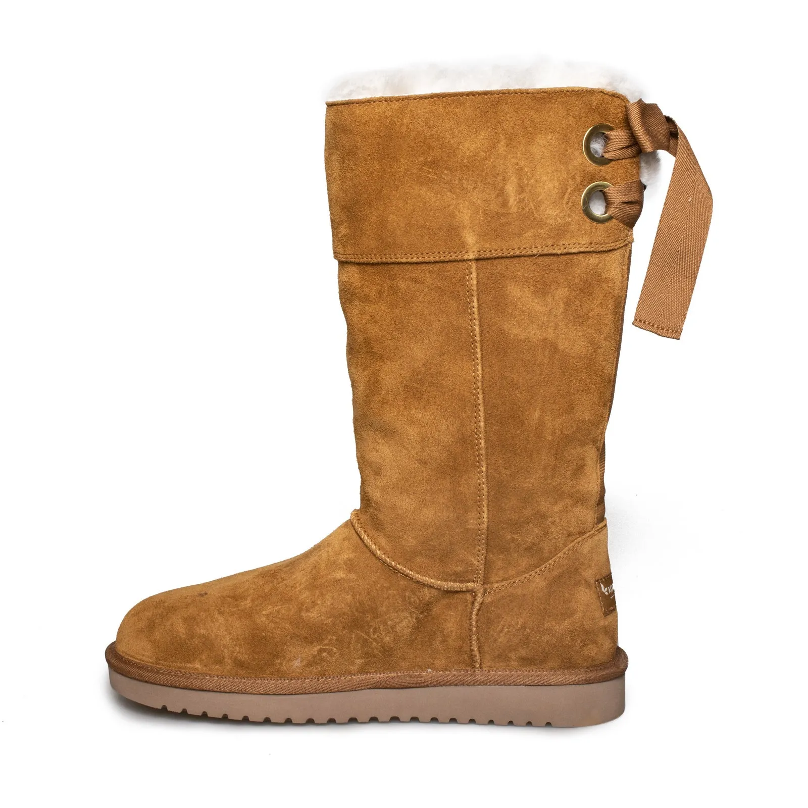 Andrah Tall Chestnut Boots for Women by Koolaburra UGG