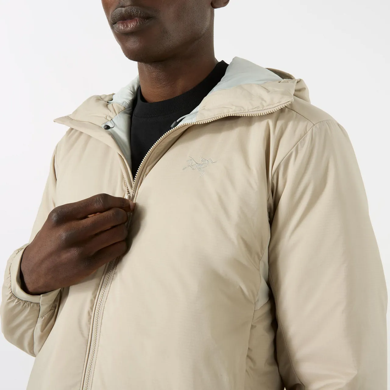 ARCTERYX Atom Zip-Through Heavyweight Hooded Jacket - Beige