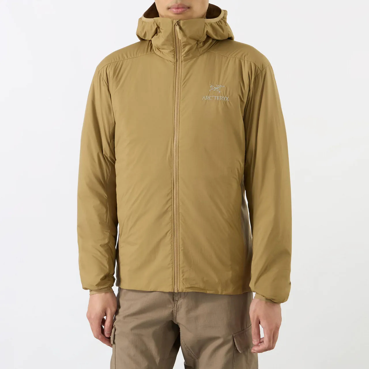 ARCTERYX Atom Zip-Through Hooded Jacket - Beige