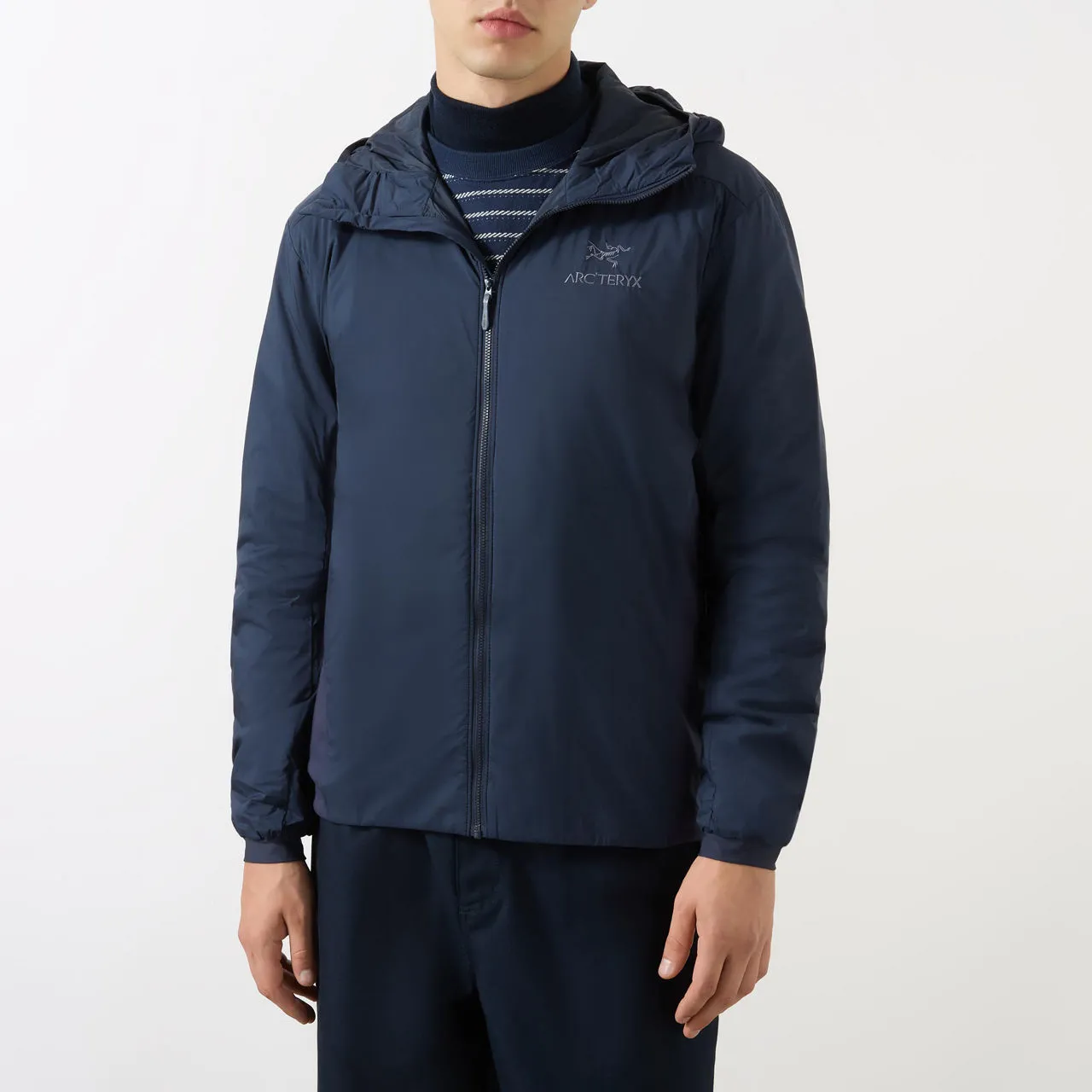 ARCTERYX Atom Zip-Through Hooded Jacket - Dark Grey