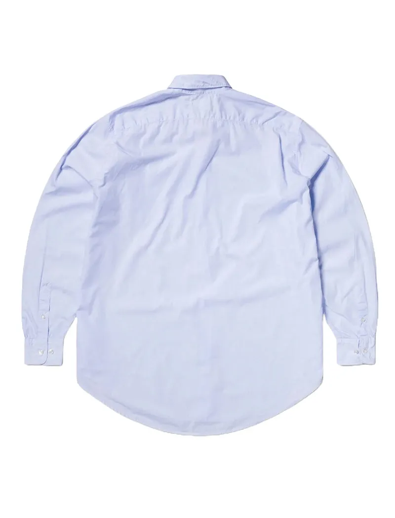 Aries Blue Striped Poplin Shirt for Women