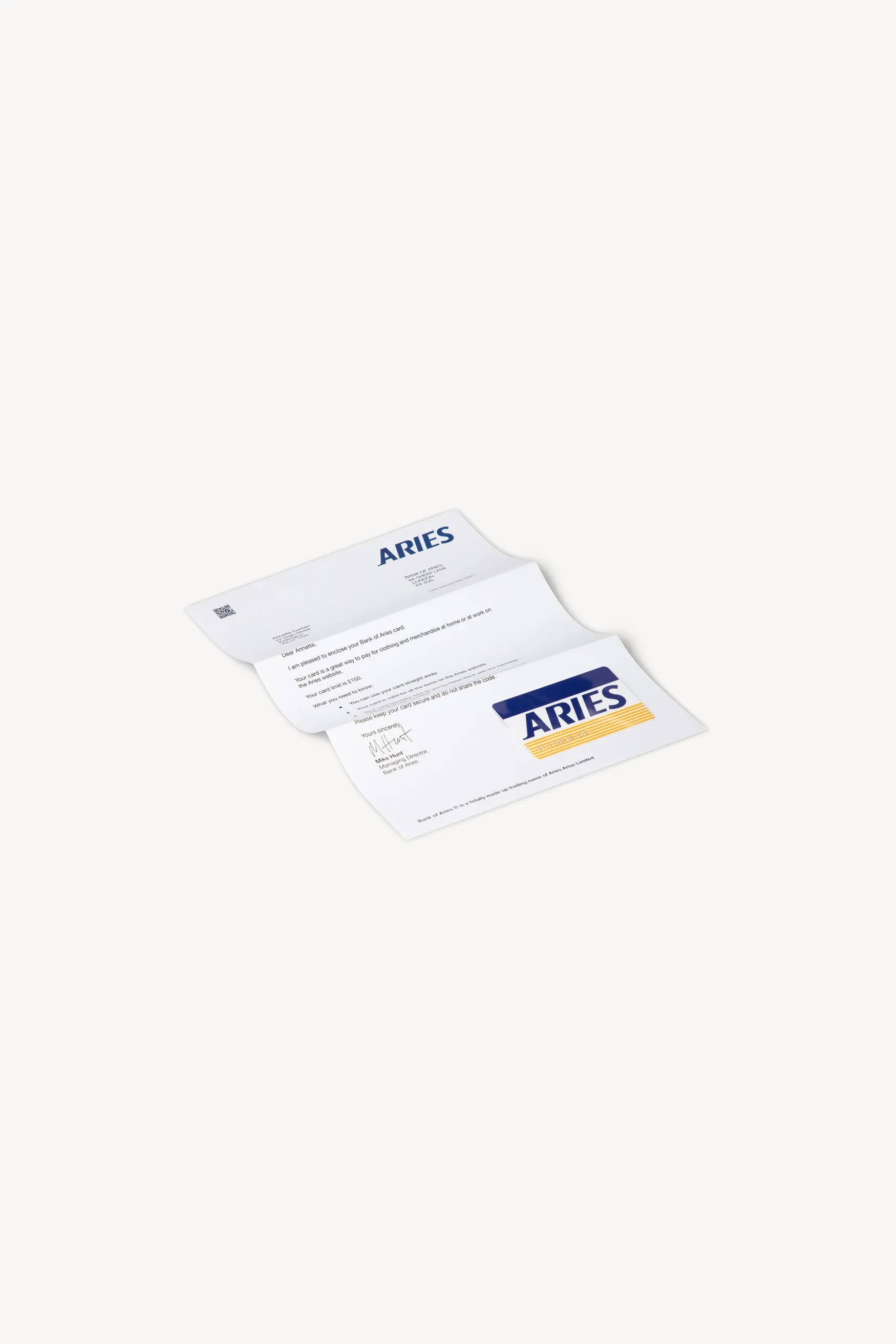 Aries Physical Gift Card