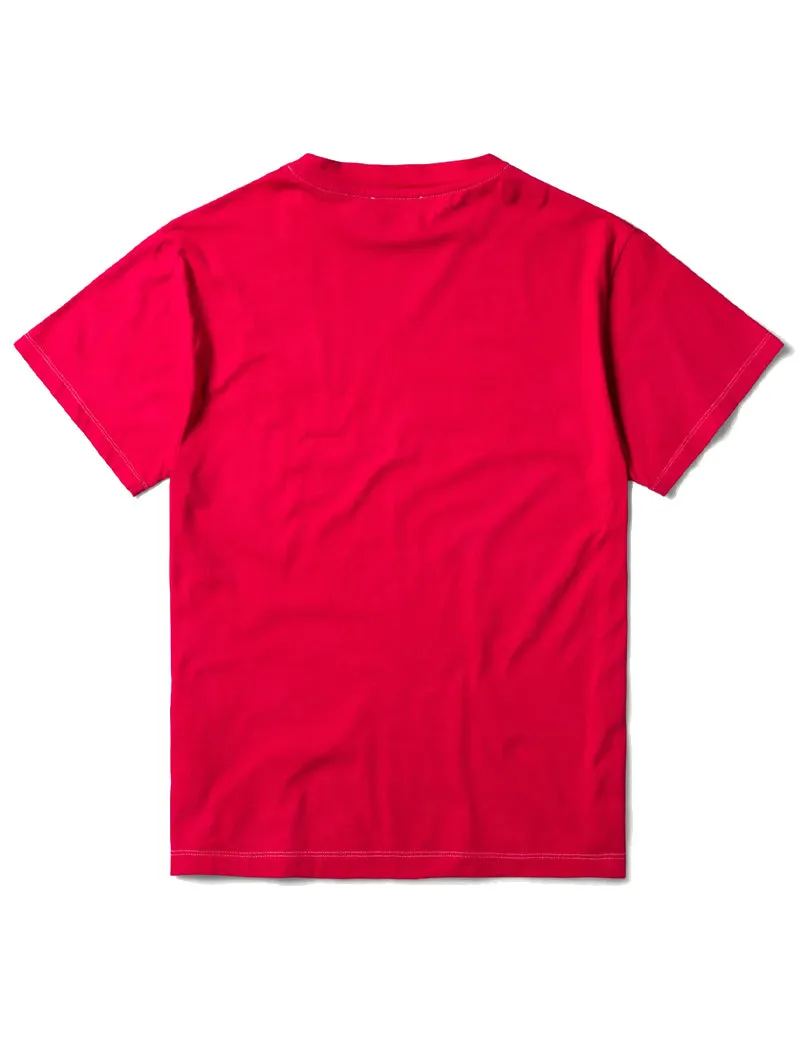 Aries Women's J'Adoro Aries Short Sleeve Tee in Baby Red