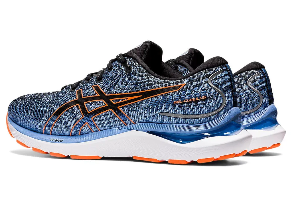 Asics GEL-CUMULUS 24 - Men's BLACK/SHOCKING ORANGE