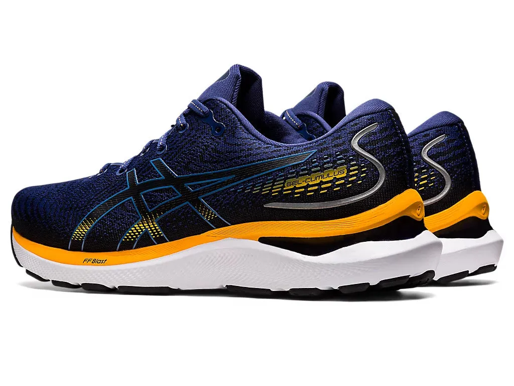 Asics GEL-CUMULUS 24 Wide - DEEP OCEAN/AMBER Men's Running Shoes