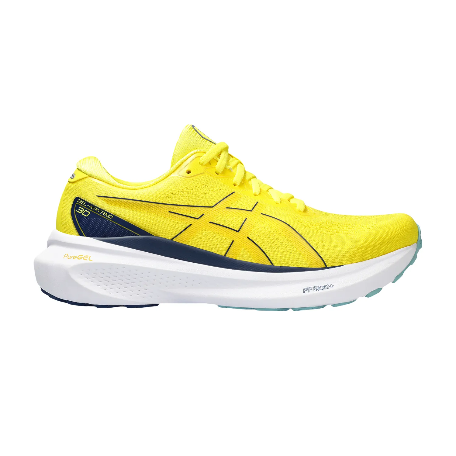 Asics Gel Kayano 30 Bright Yellow Blue Expanse - Shop Now