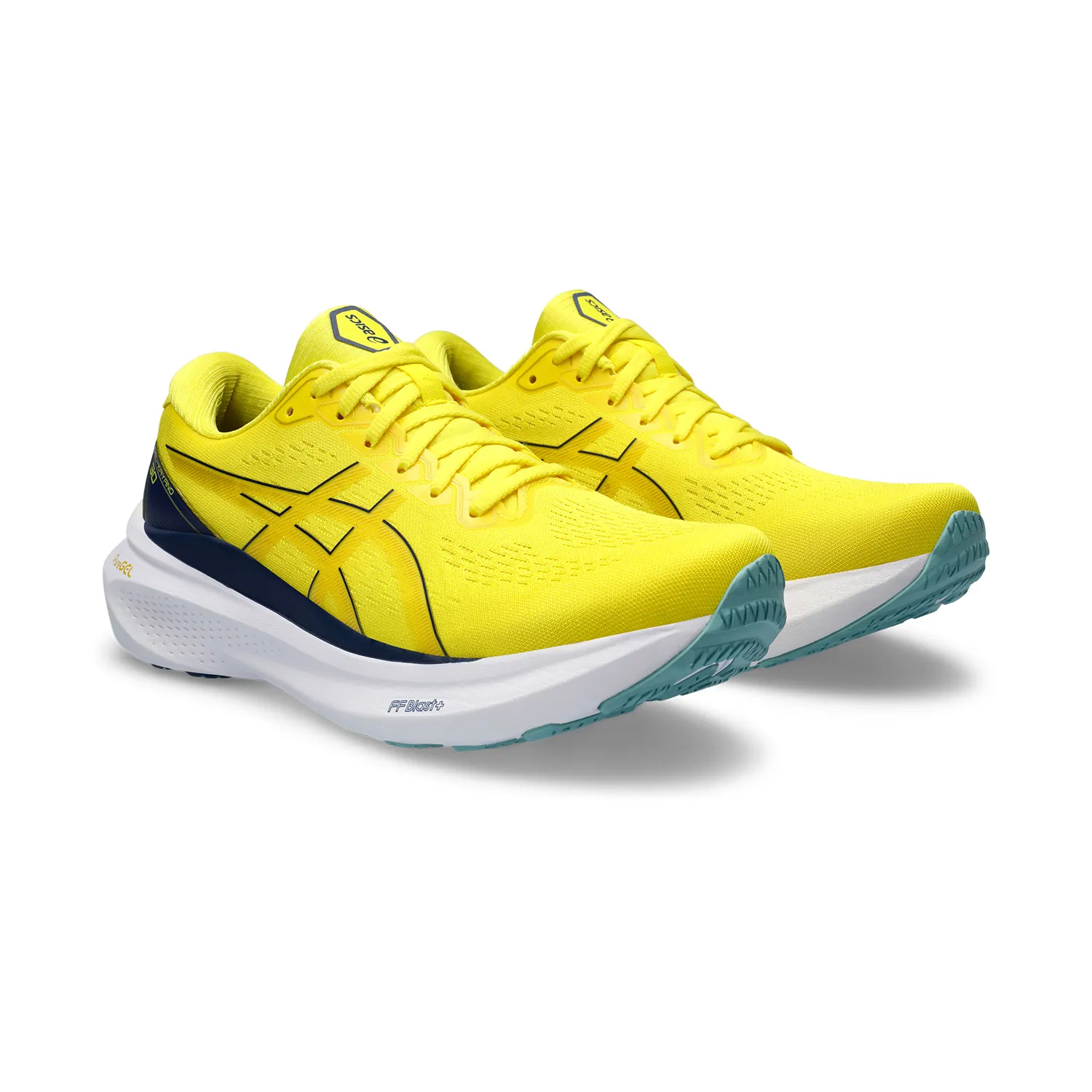 Asics Gel Kayano 30 Bright Yellow Blue Expanse - Shop Now