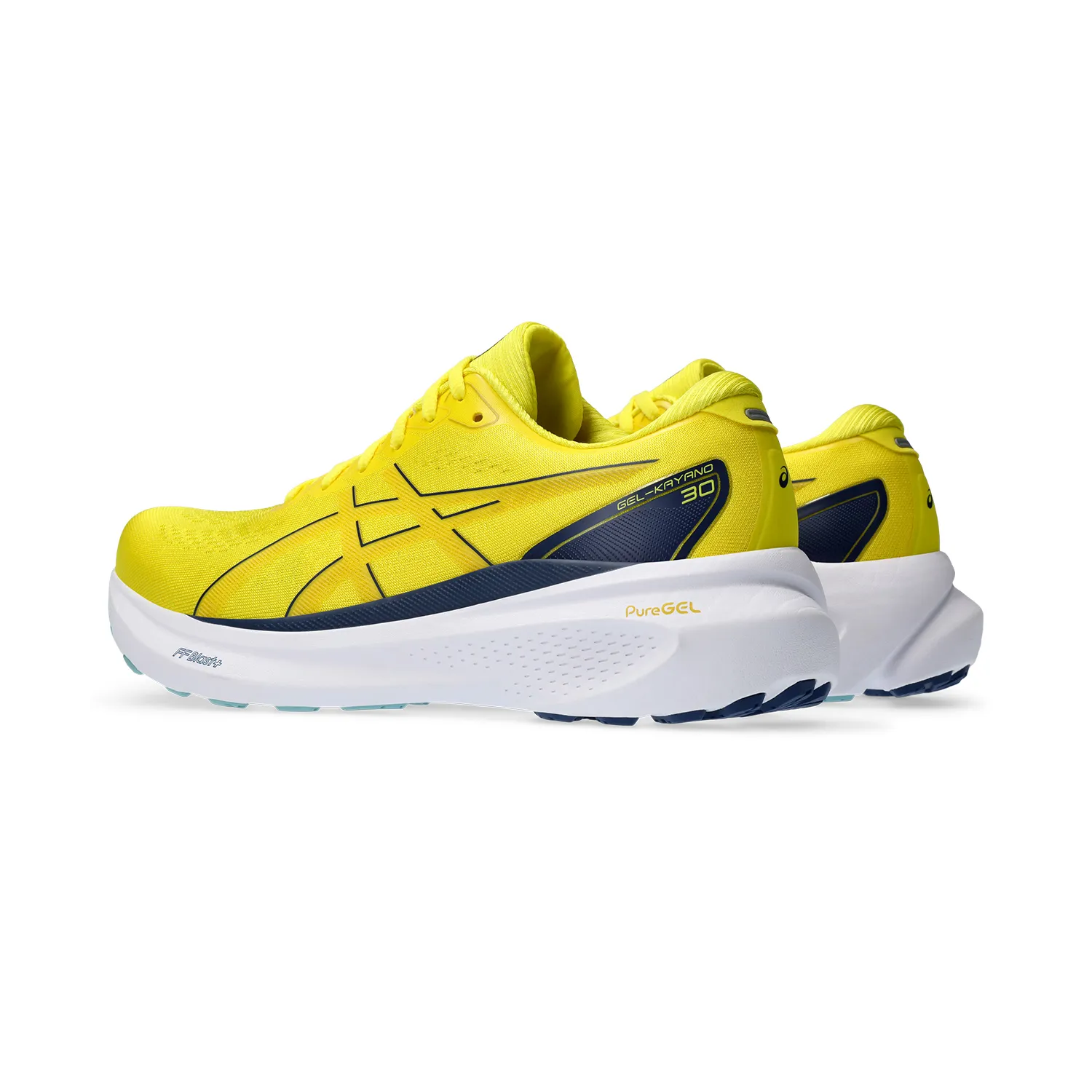 Asics Gel Kayano 30 Bright Yellow Blue Expanse - Shop Now