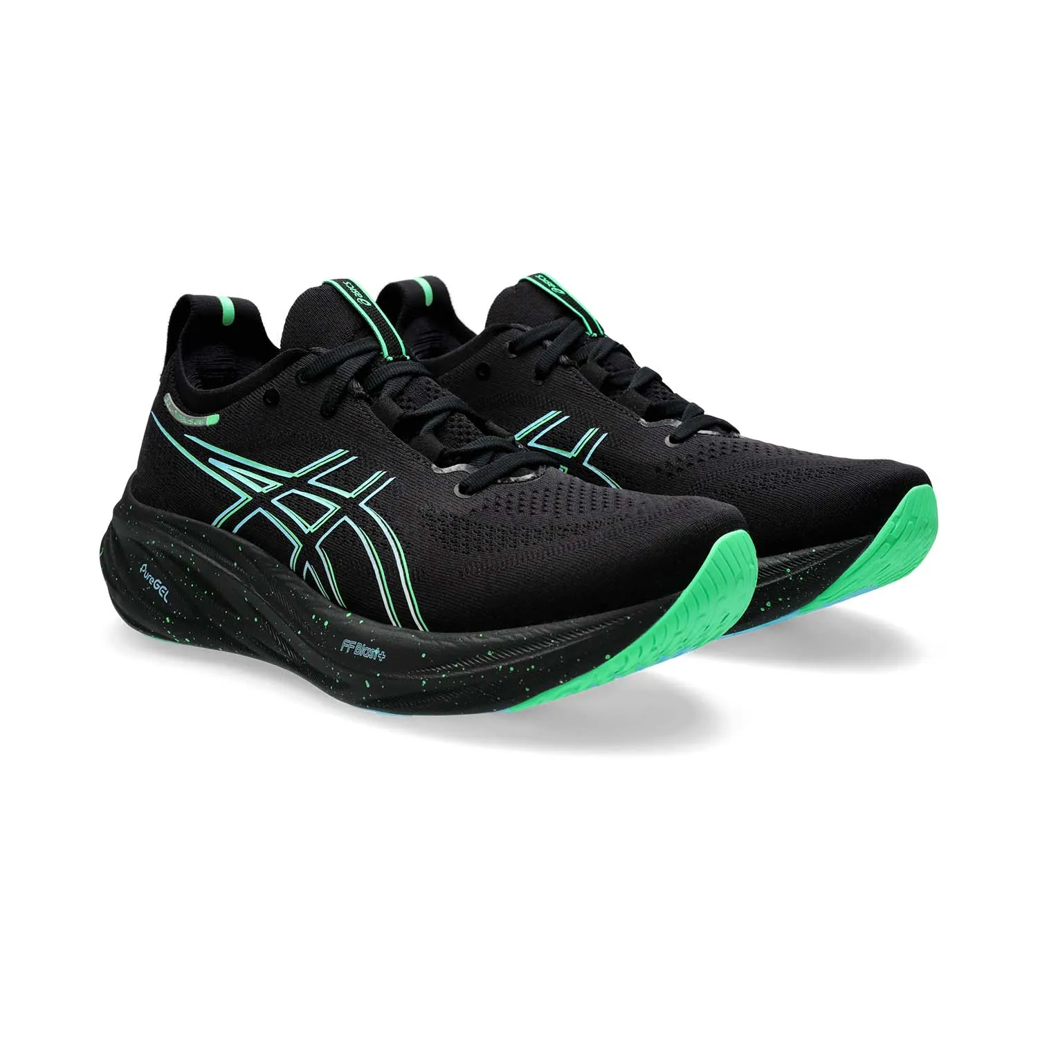 Asics Gel Nimbus 26 Black Soothing Sea - Results: Athletic Shoes | Asics Gel Nimbus 26 | Black/Soothing Sea Color