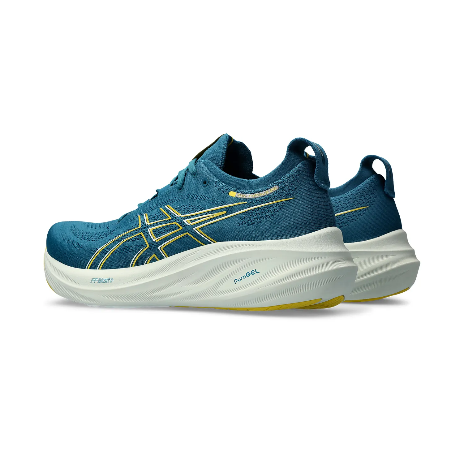 Asics Gel Nimbus 26 Evening Teal Light Mustard - Buy Now!