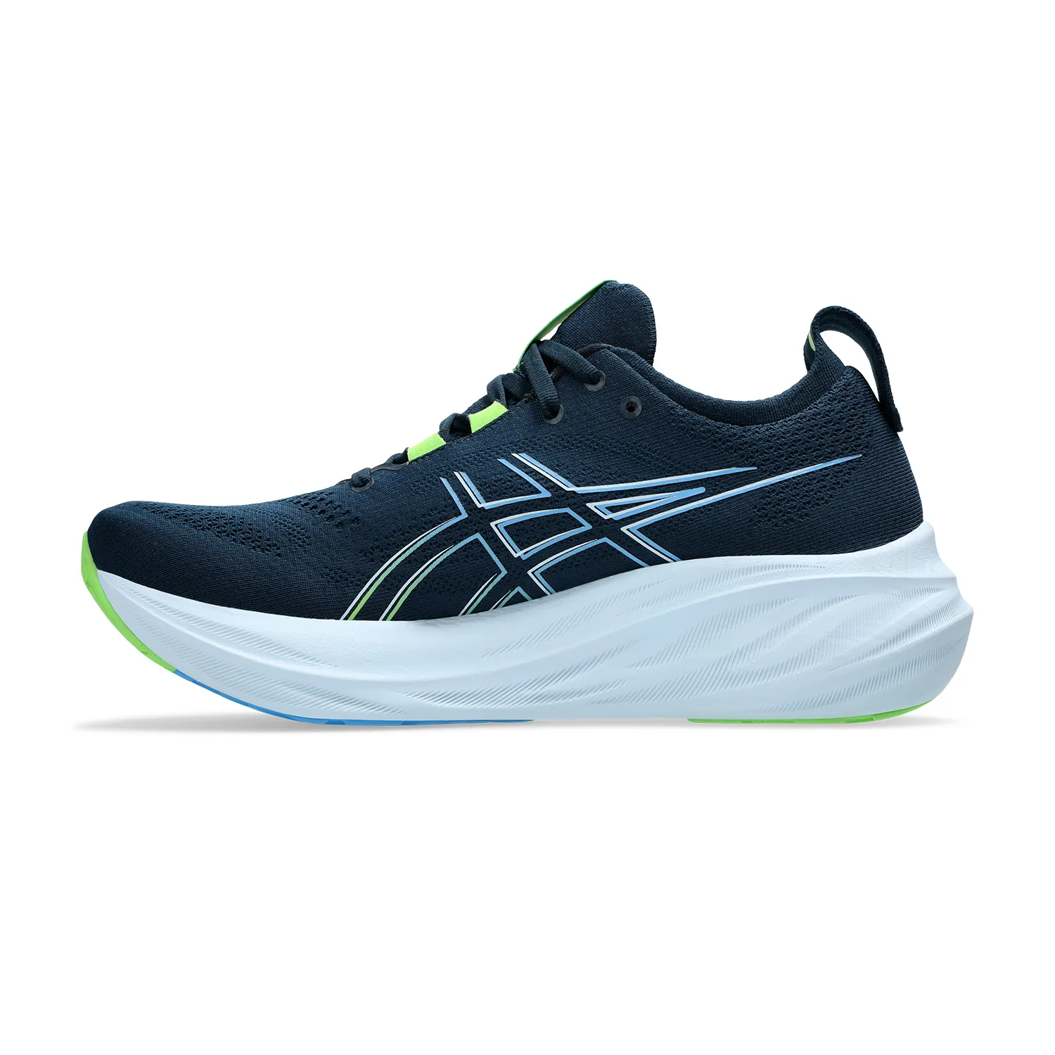 Asics Gel Nimbus 26 French Blue Electric Lime - Shop Now