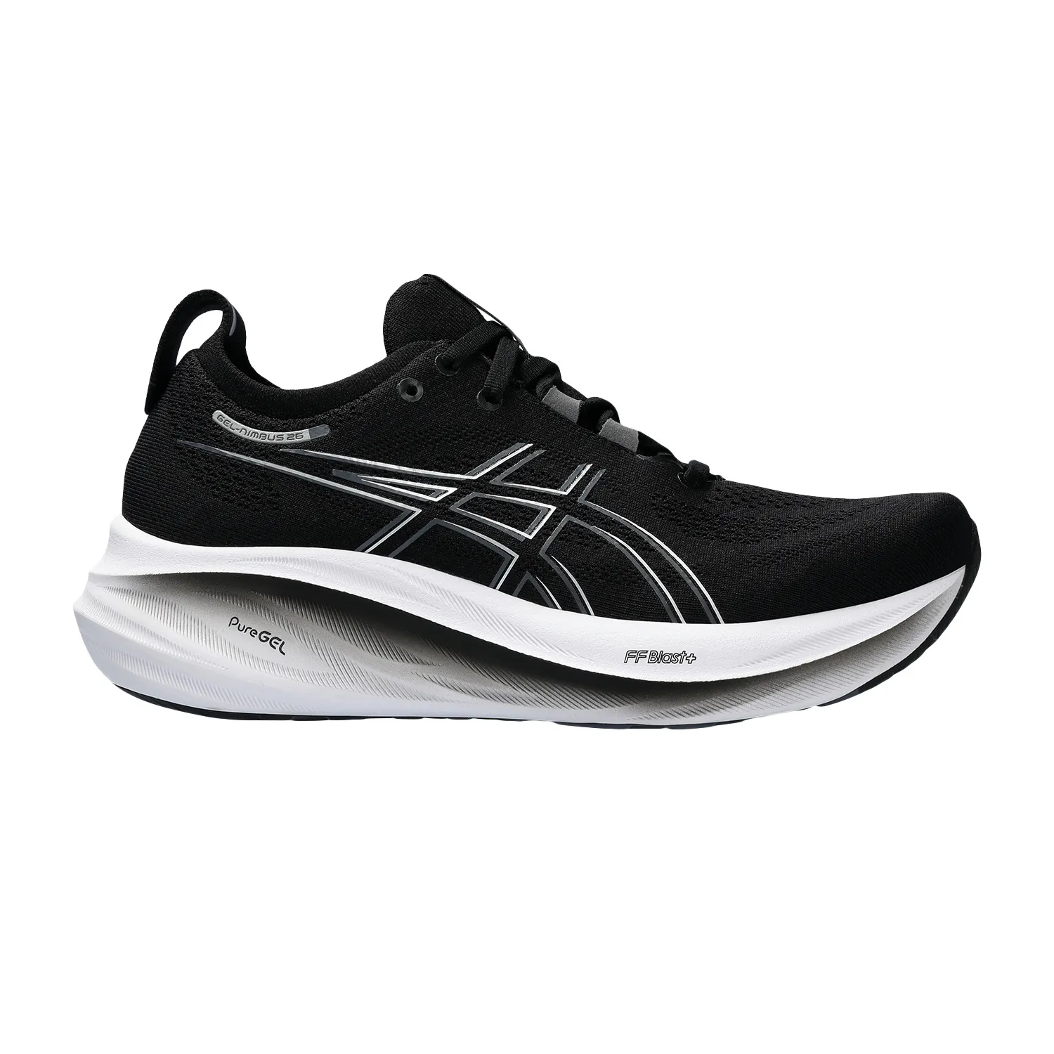 Asics Gel Nimbus 26 in Black and Graphite Grey