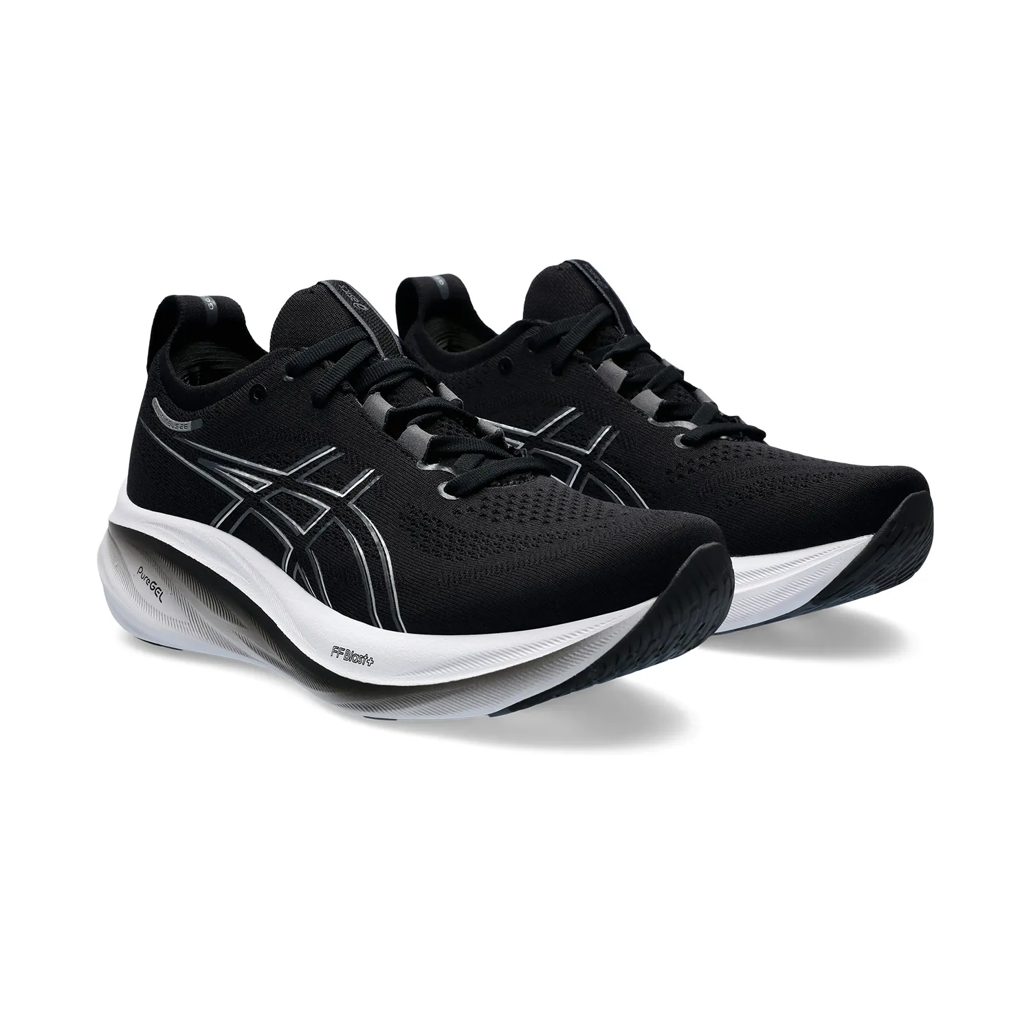 Asics Gel Nimbus 26 in Black and Graphite Grey