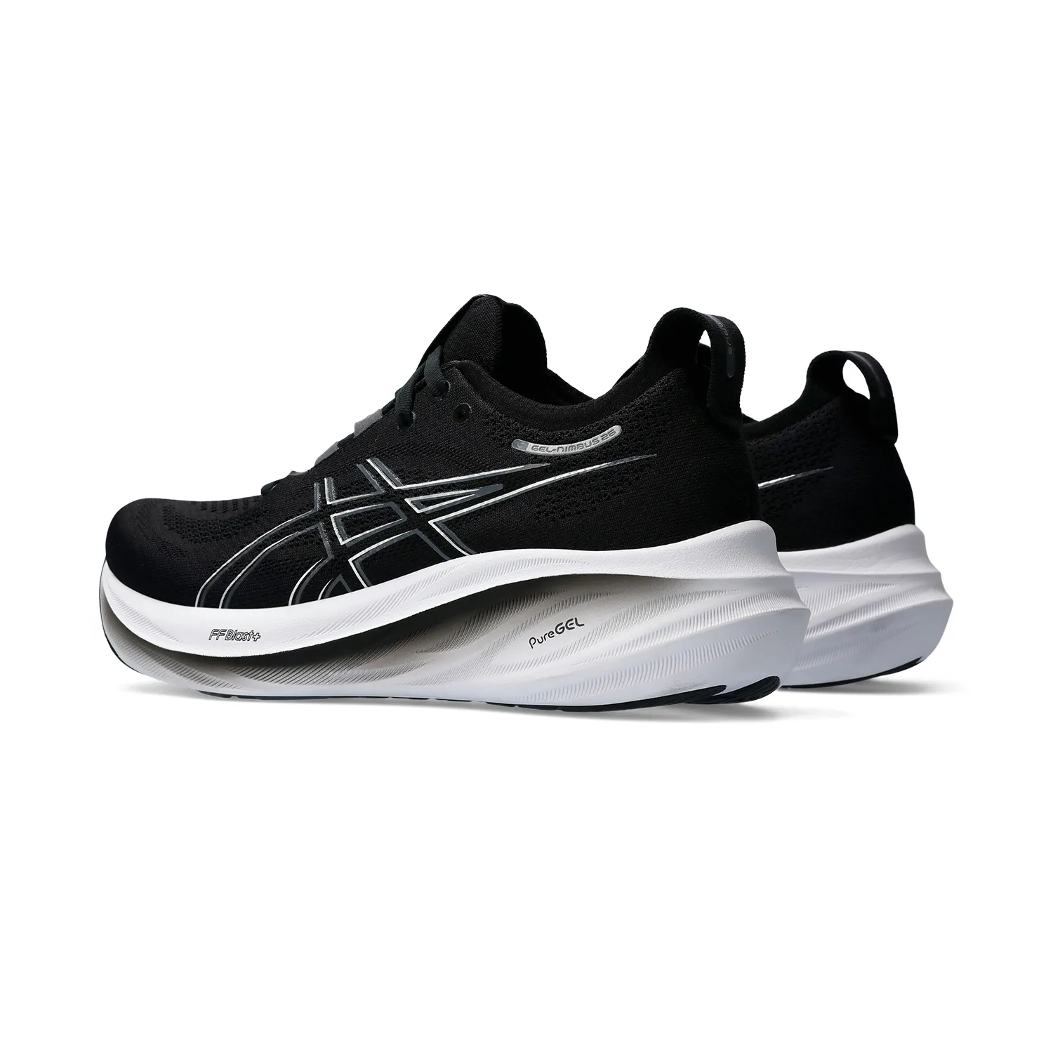 Asics Gel Nimbus 26 in Black and Graphite Grey