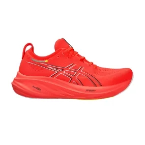 Asics Gel Nimbus 26 Sunrise Red Black sneakers