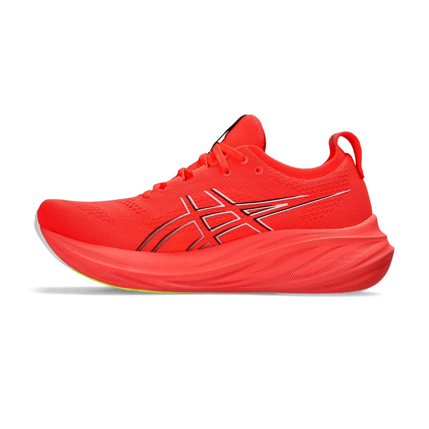 Asics Gel Nimbus 26 Sunrise Red Black sneakers