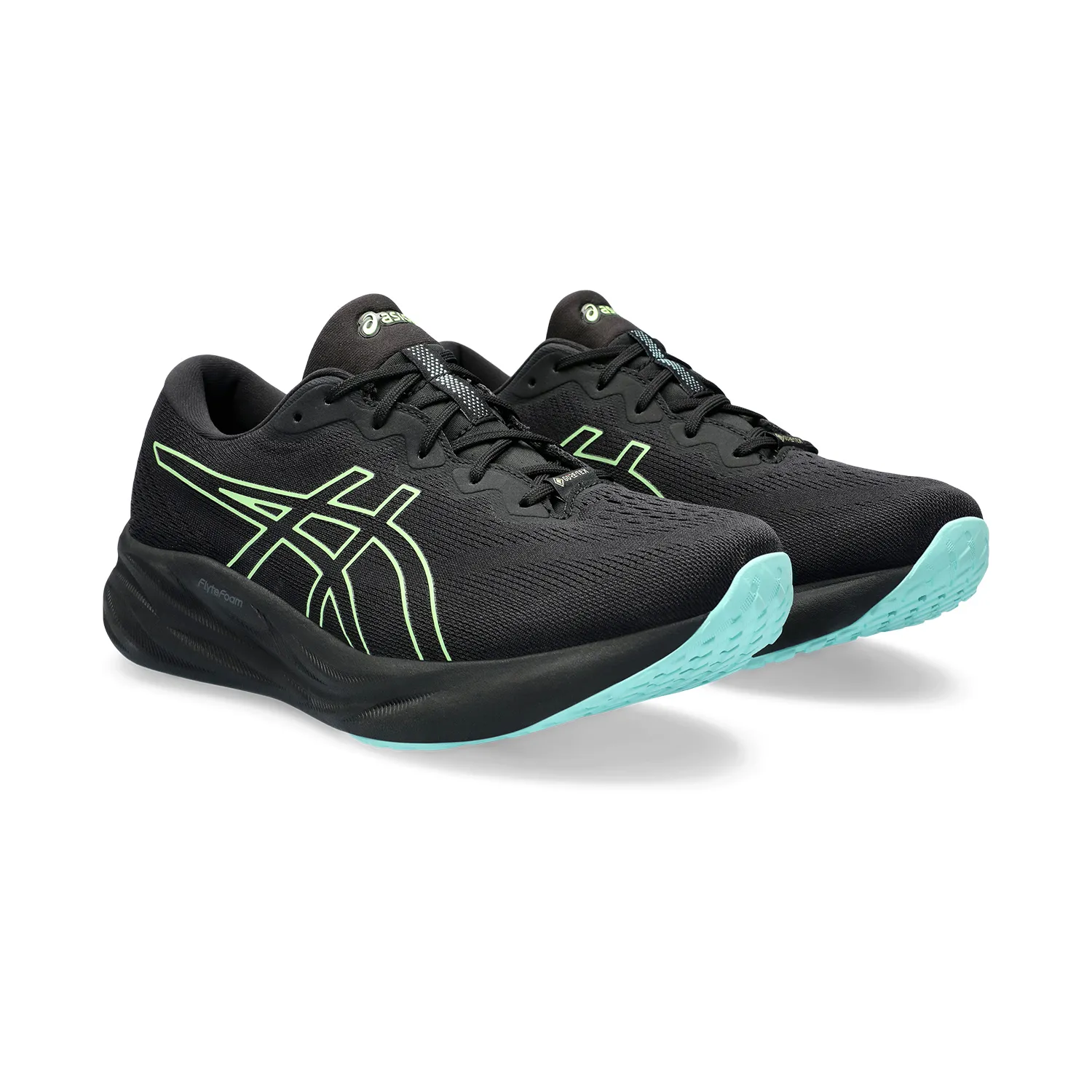 Asics Gel Pulse 15 GTX Black Illuminate Green sneakers