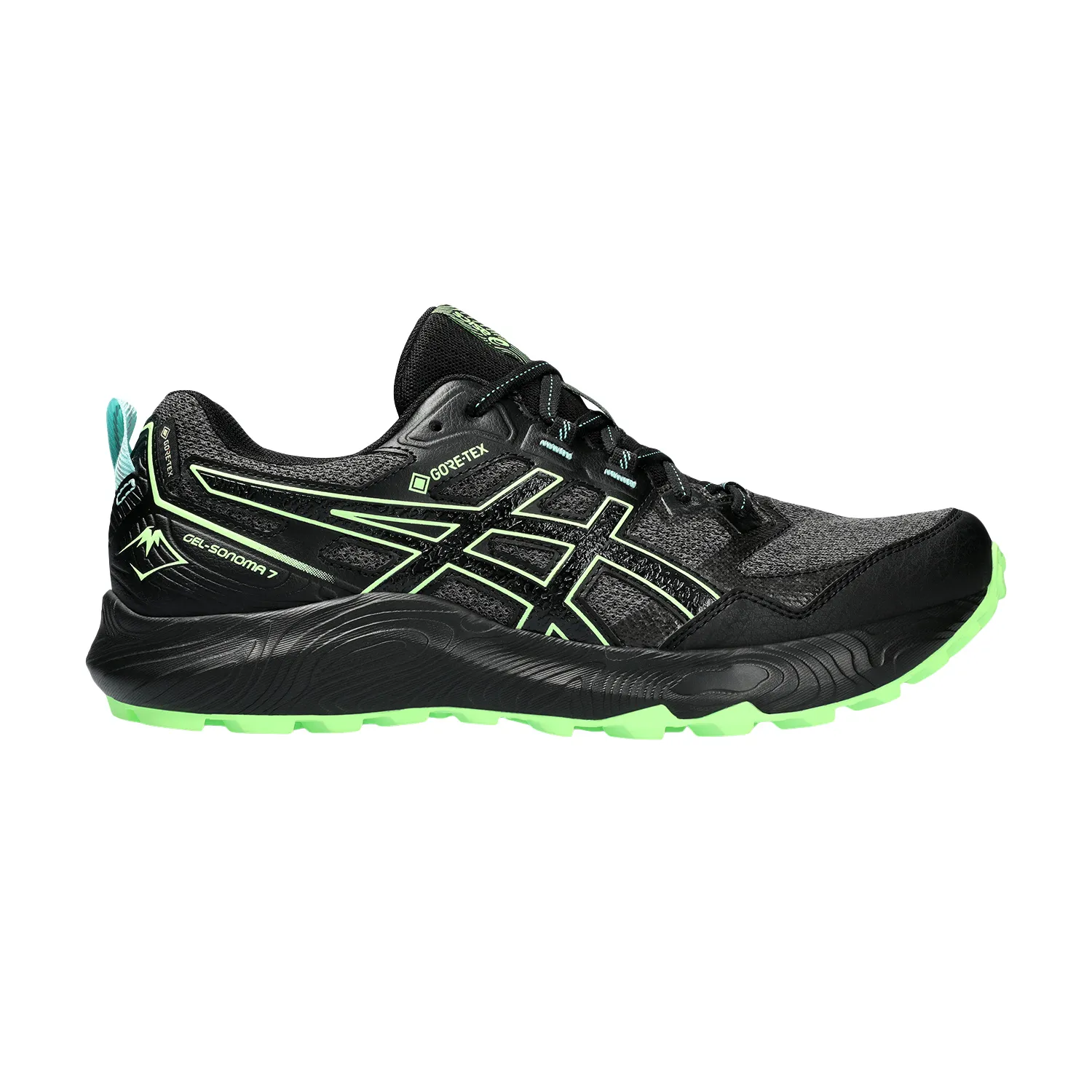 Asics Gel Sonoma 7 GTX Black/Illuminate Green - Best Price and Free Shipping!