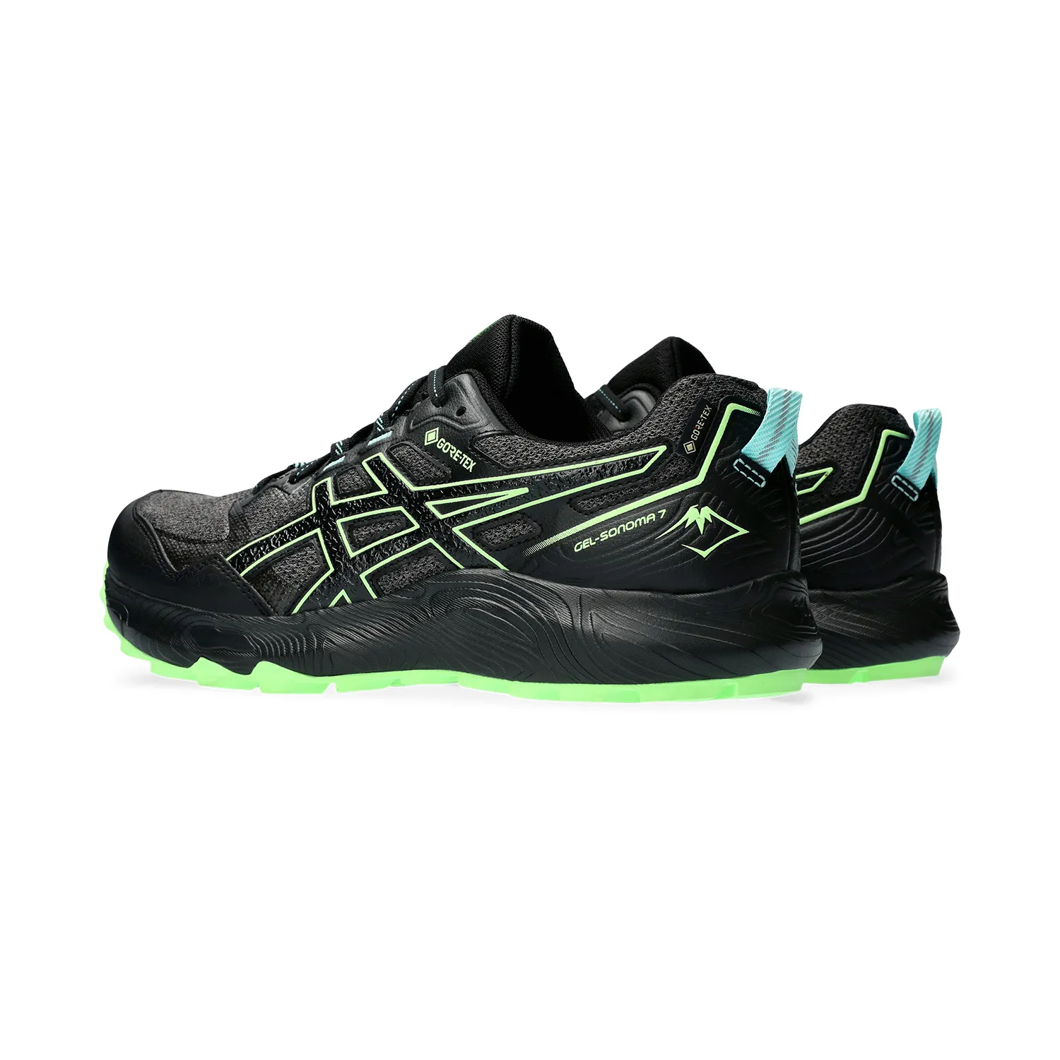 Asics Gel Sonoma 7 GTX Black/Illuminate Green - Best Price and Free Shipping!