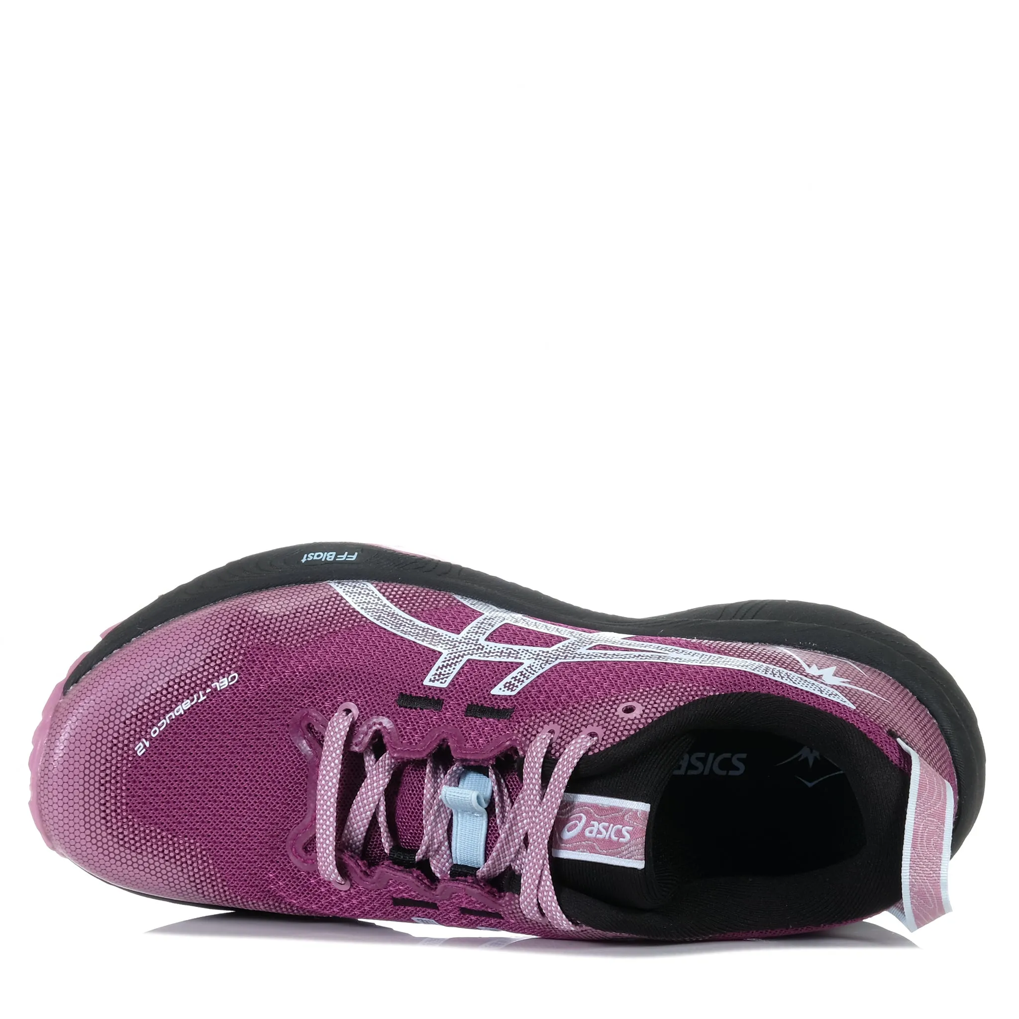 Asics Gel-Trabuco 12 Blackberry/Light Blue running shoes