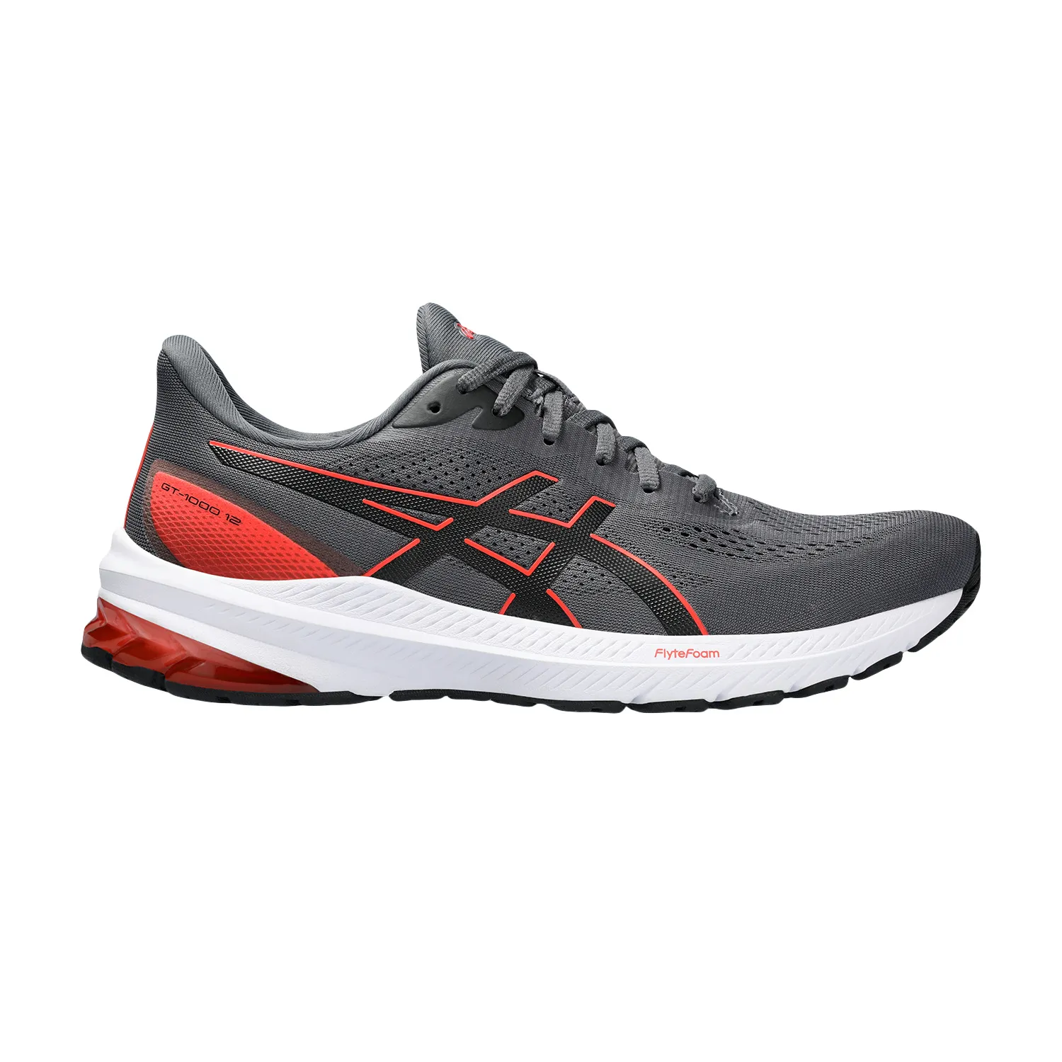 Asics GT 1000 12 Carrier Grey/True Red - Shop Now