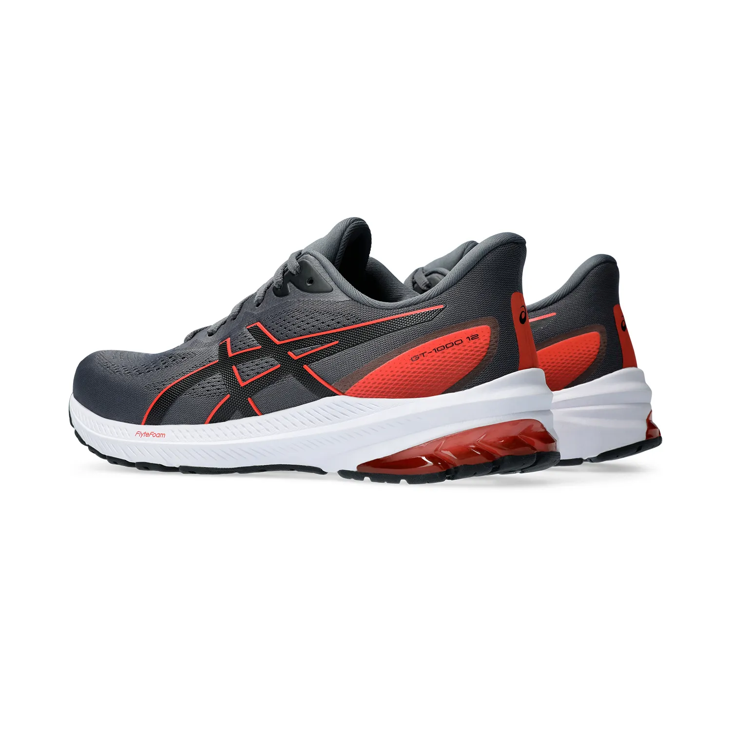 Asics GT 1000 12 Carrier Grey/True Red - Shop Now