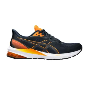 Asics GT 1000 12 French Blue Bright Orange running shoes.