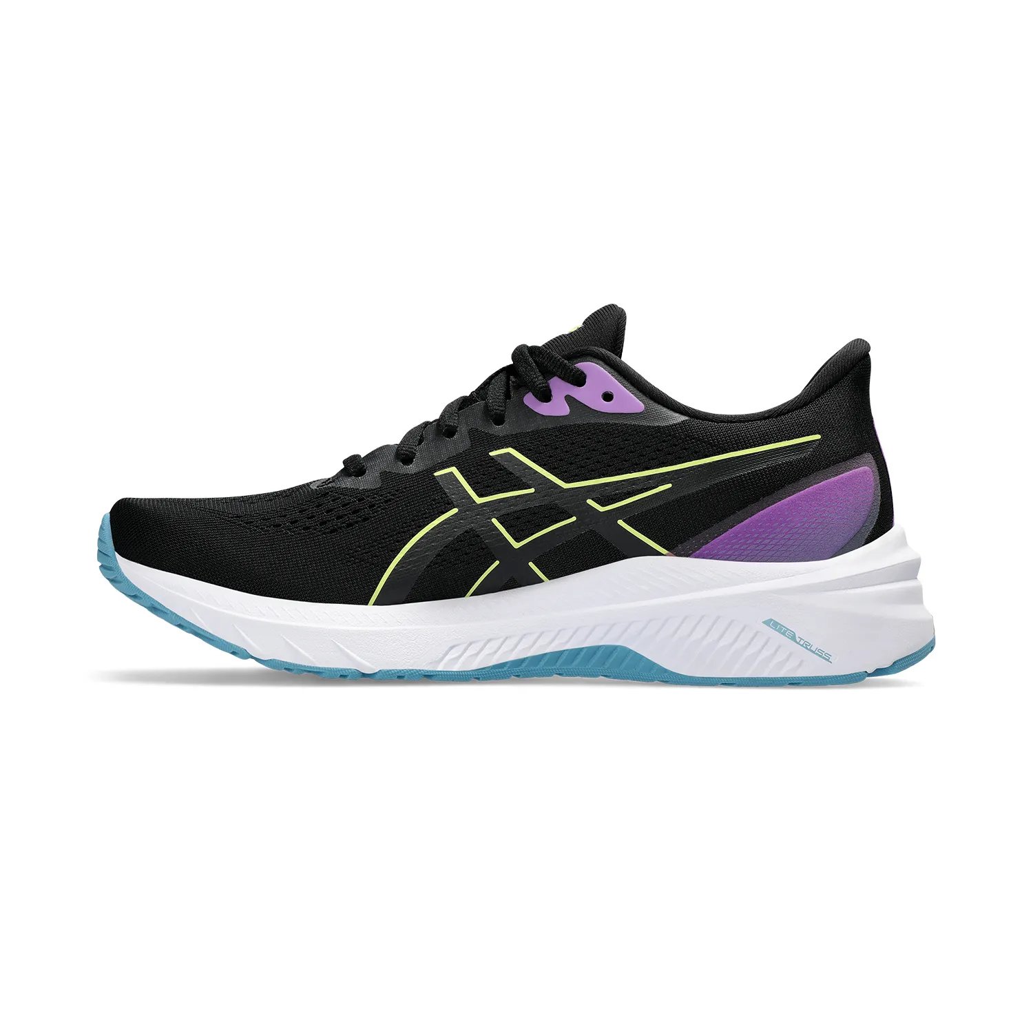 Asics GT 1000 12 shoes - Black and Glow Yellow